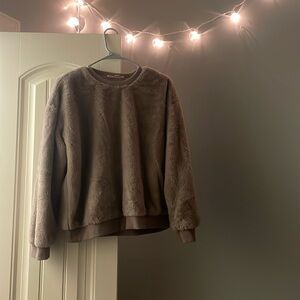 Brown fuzzy sweater size medium from Philosophy (Republic Clothing)